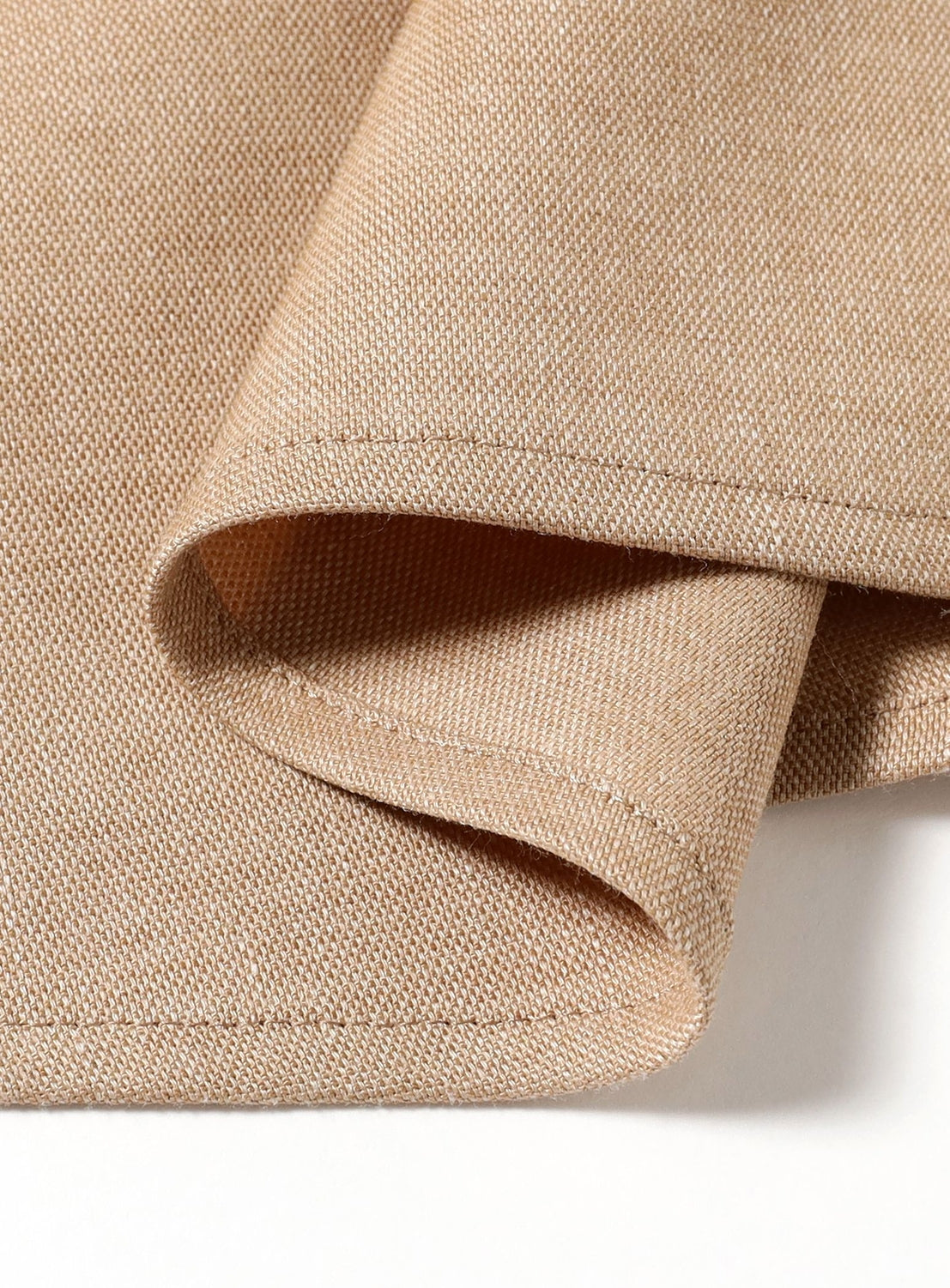 Natural Oxford Flared Skirt