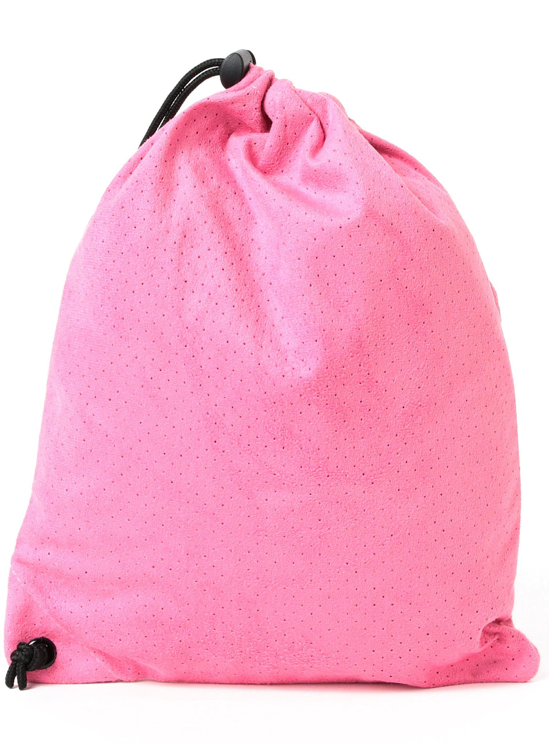 Perforated Drawstring Shoulder Bag