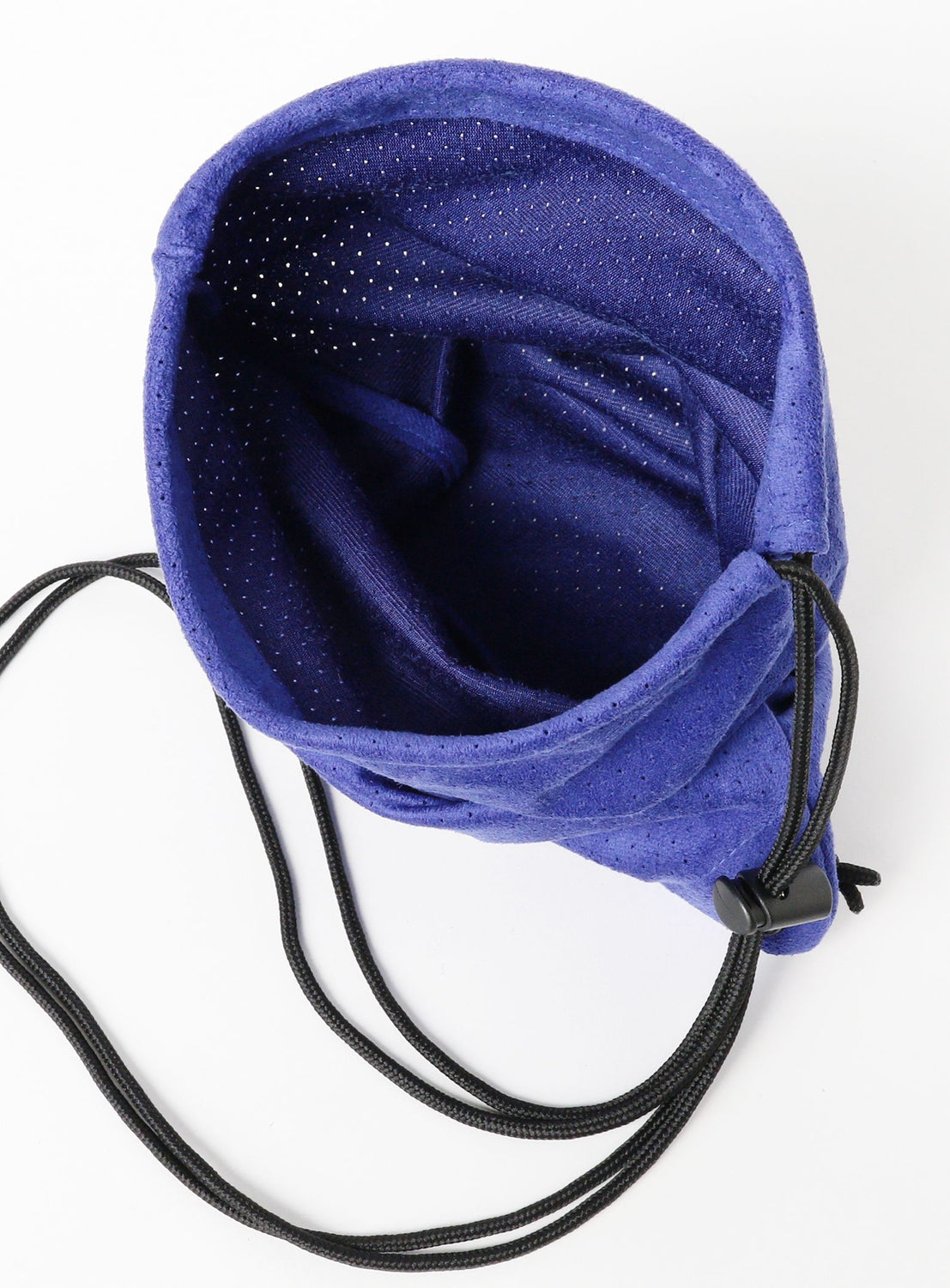 Perforated Drawstring Shoulder Bag