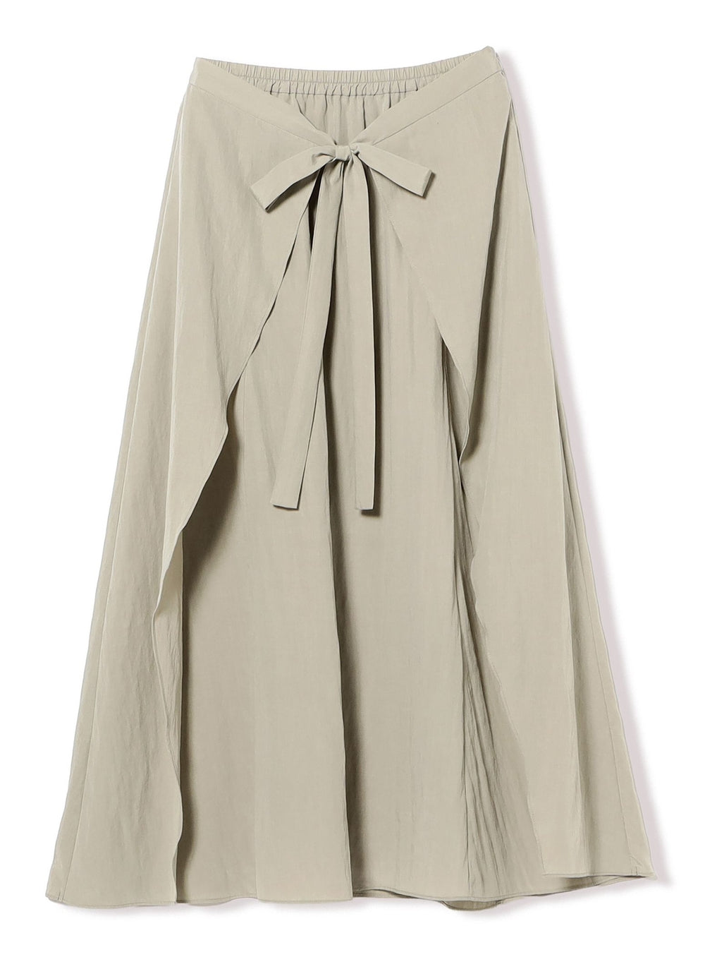 Front Tie Gathered Skirt