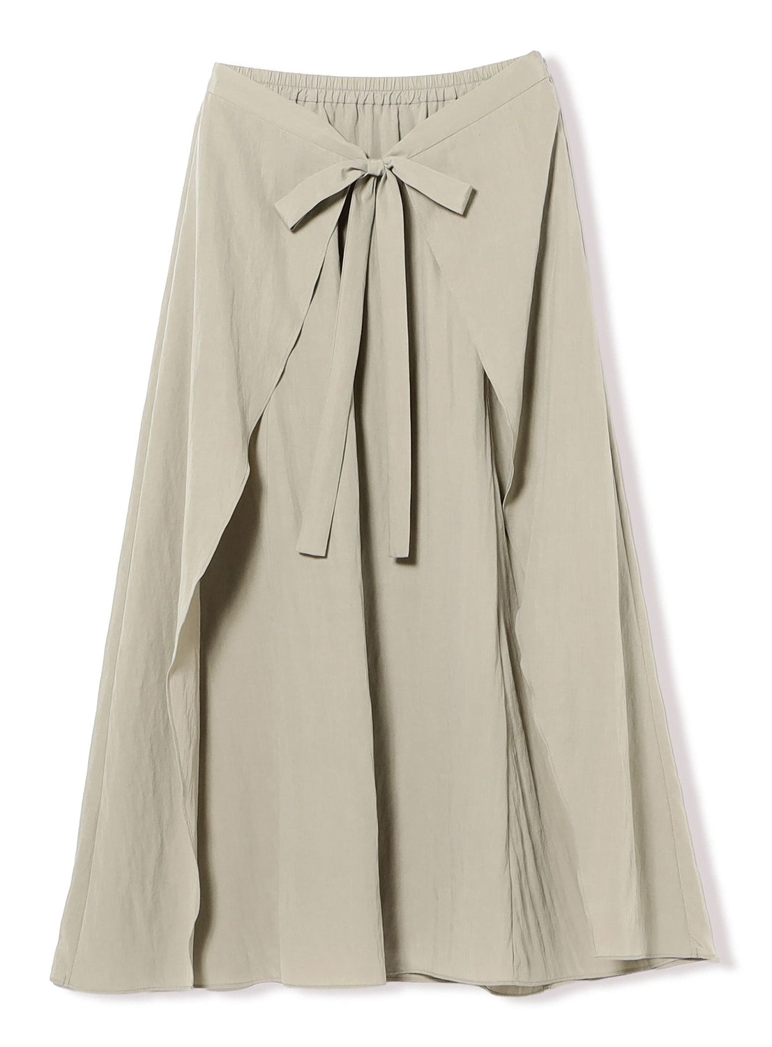 Front Tie Gathered Skirt