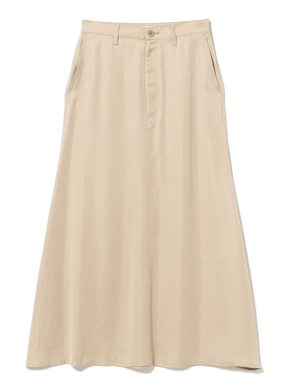 Cupro Back Yoke Skirt