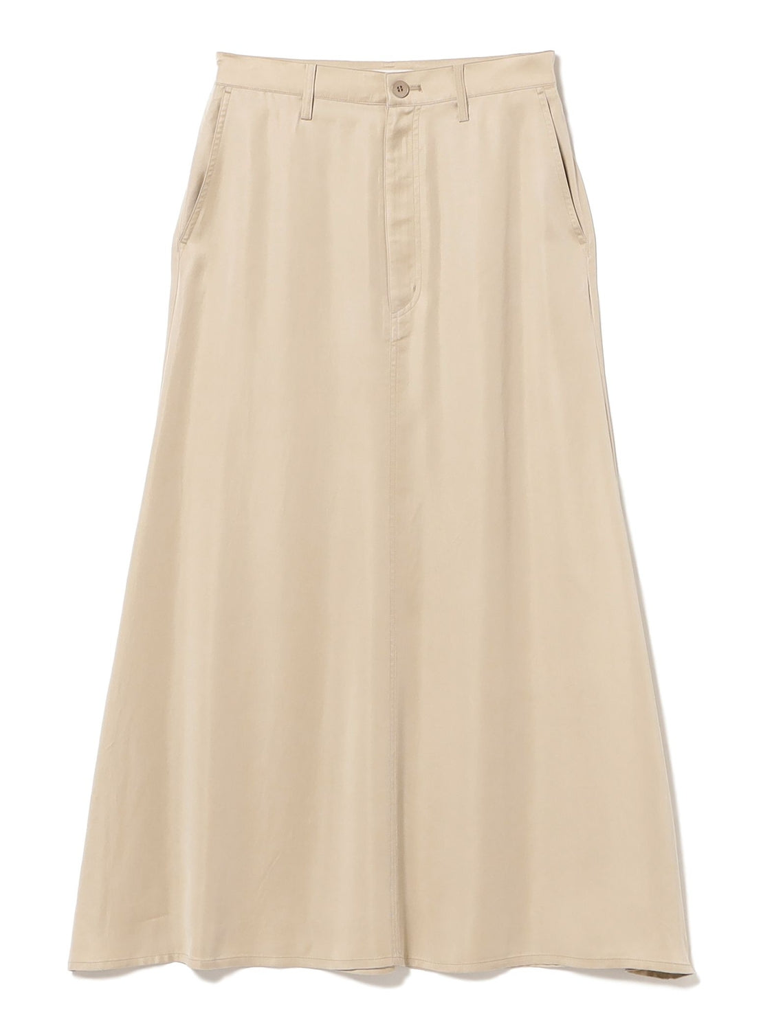 Cupro Back Yoke Skirt