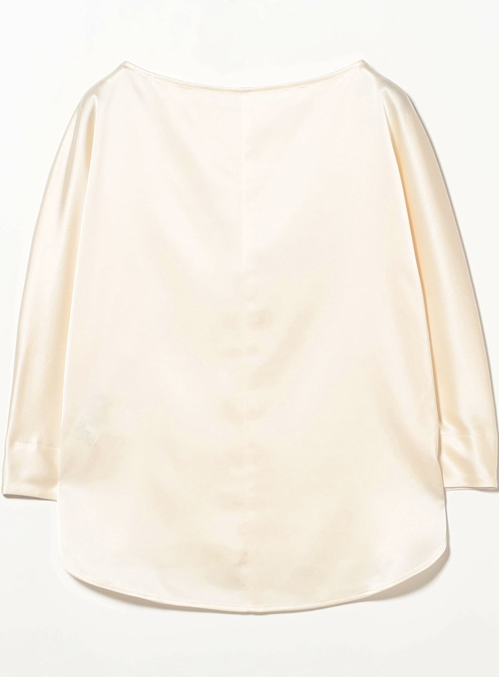 Triacetate & Polyester Flat Satin Blouse
