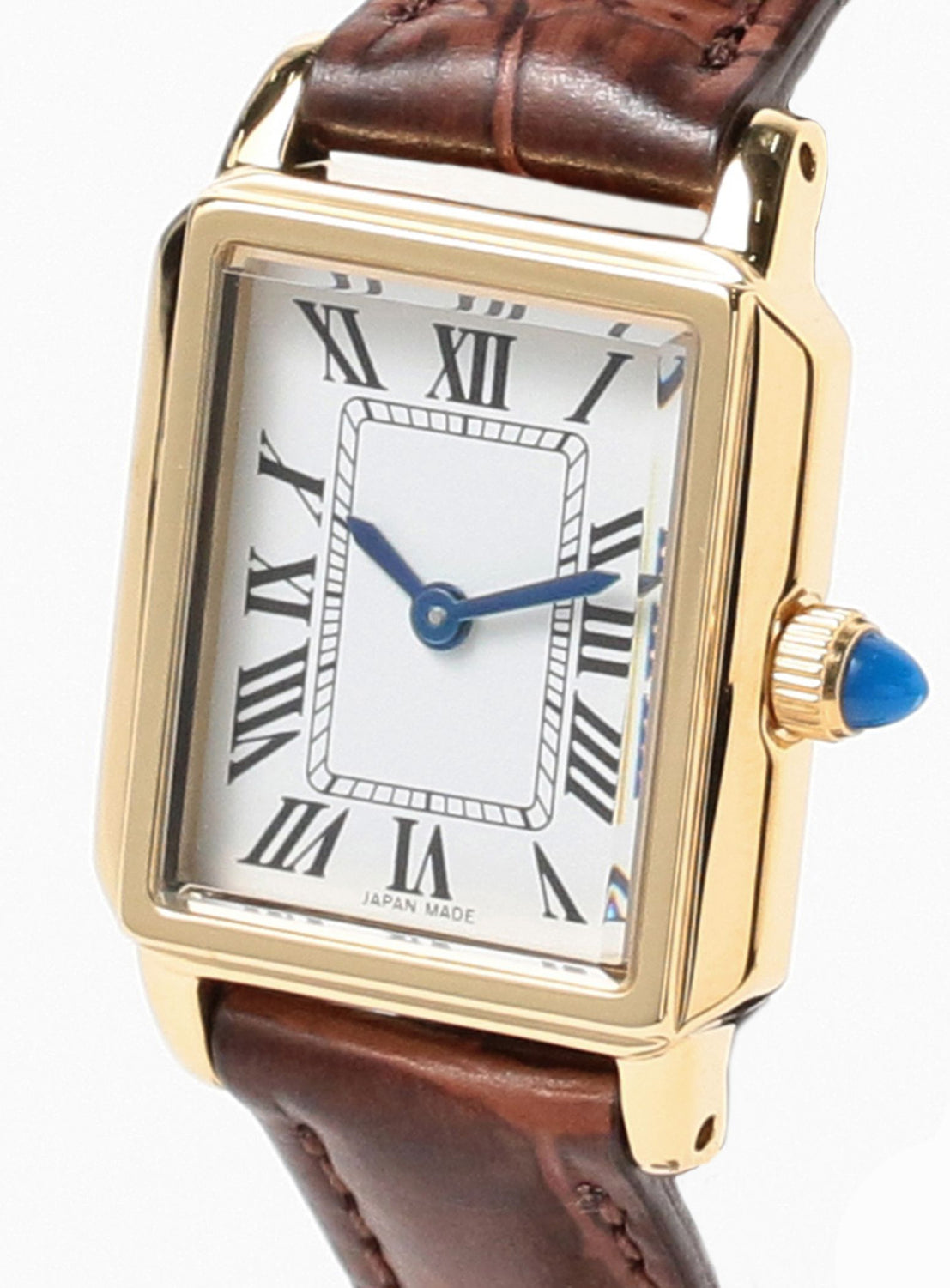 Square Embossed Leather Watch II