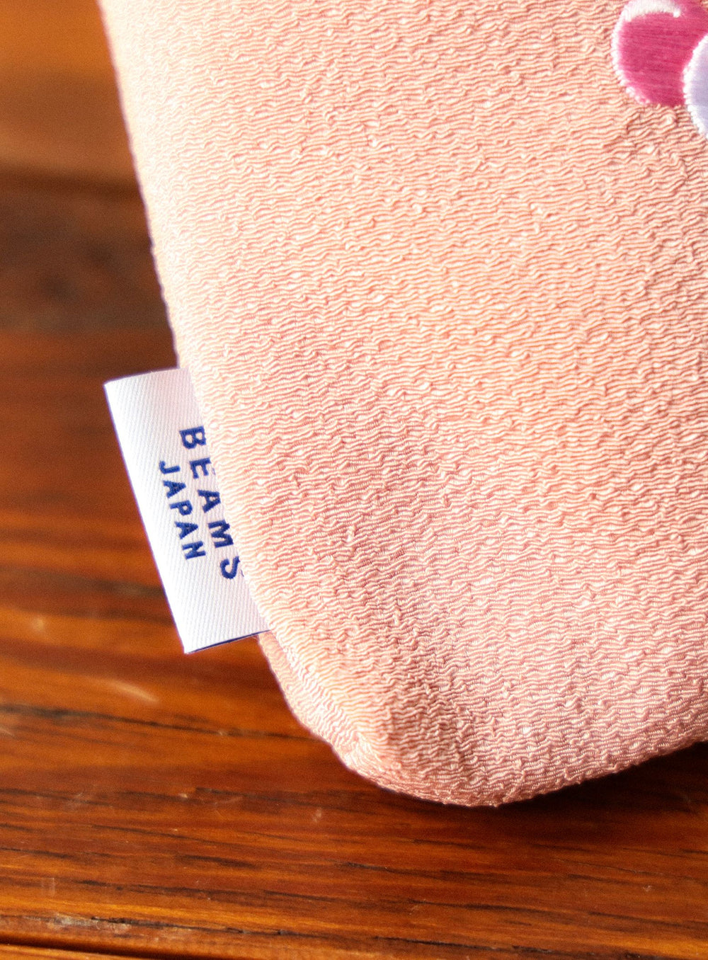Wagashi Embroidered Drawstring Pouch