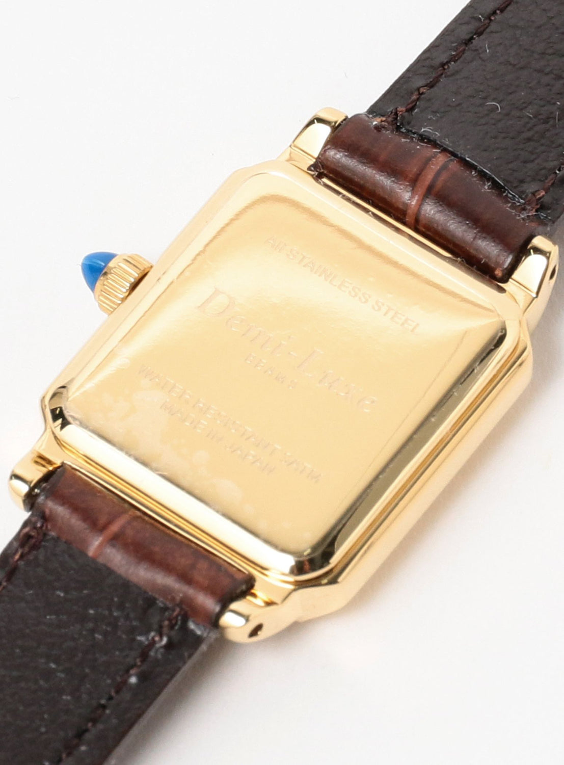 Square Embossed Leather Watch II