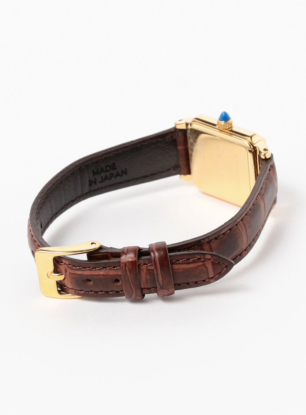 Square Embossed Leather Watch II