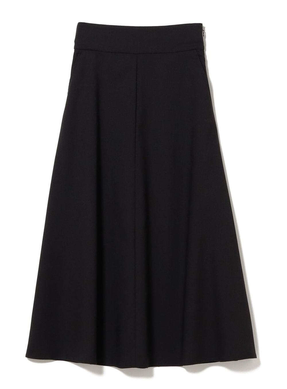 Natural Oxford Flared Skirt