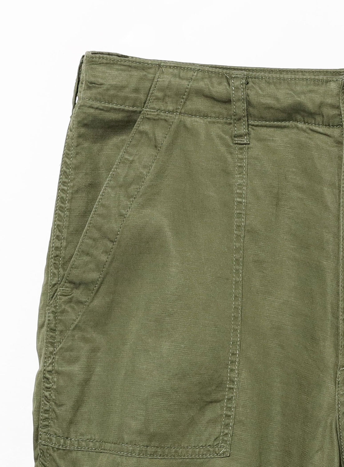 Cut-Off Twill Baker Pants