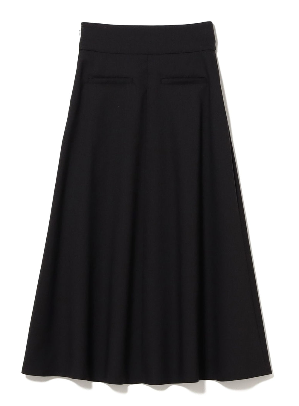 Natural Oxford Flared Skirt