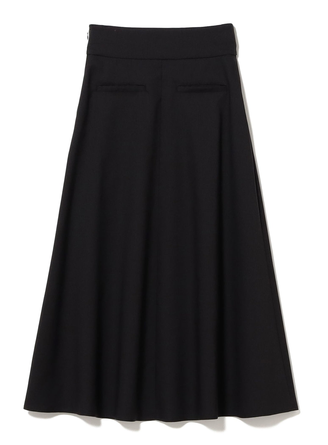 Natural Oxford Flared Skirt