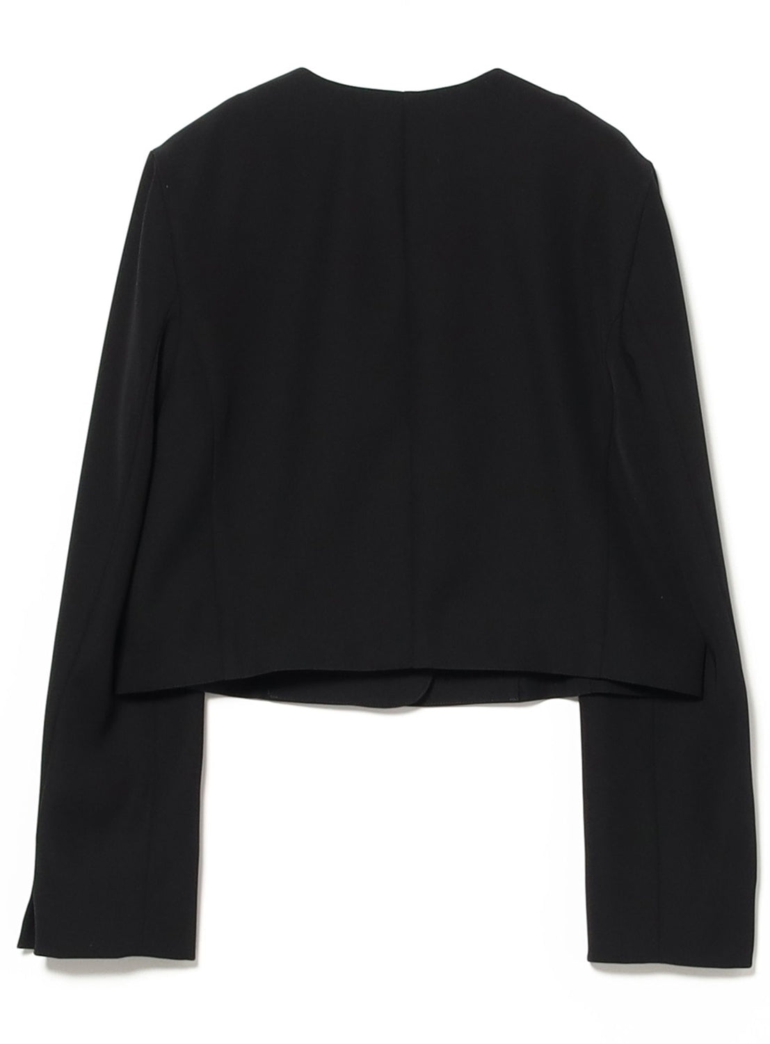 Cropped Crew Neck Jacket