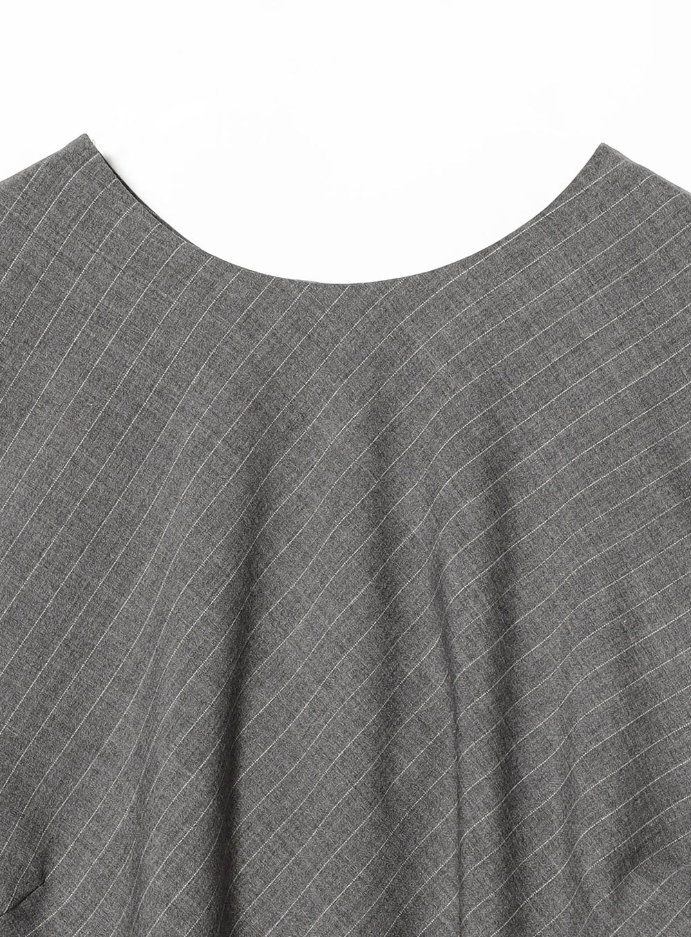 Asymmetric Pleated Bias Dress