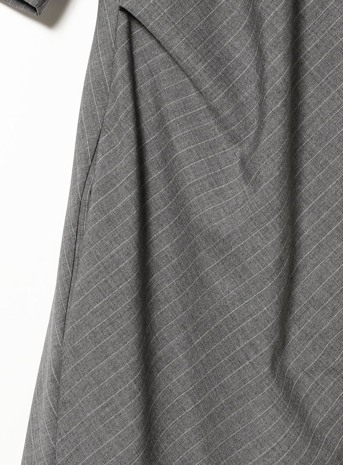 Asymmetric Pleated Bias Dress