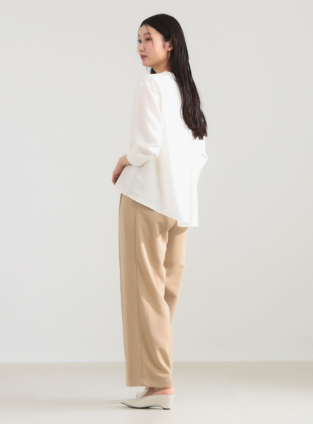 Stretch Satin Blouse