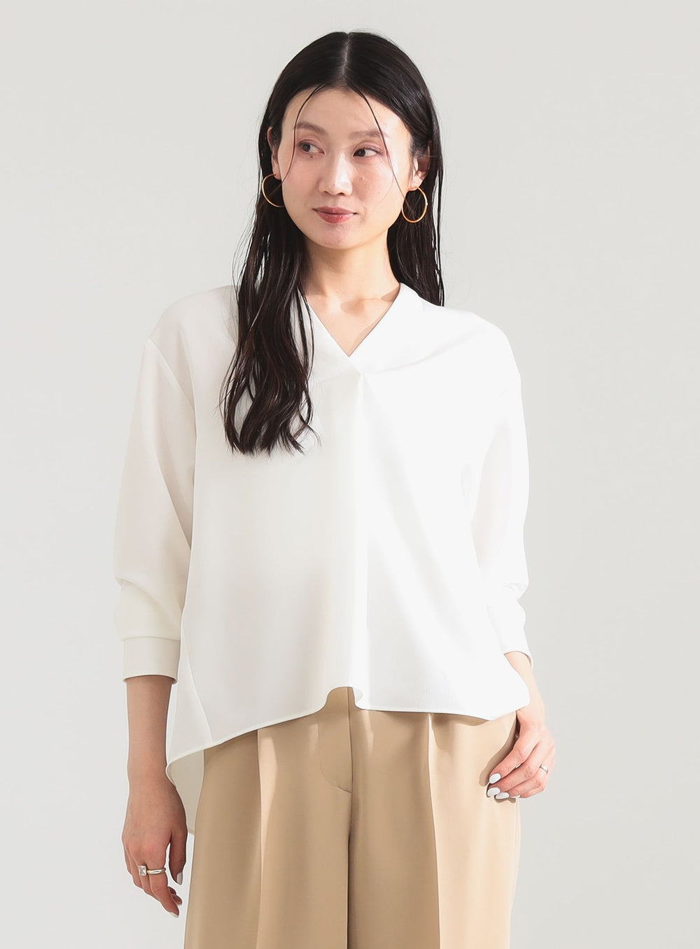 Stretch Satin Blouse