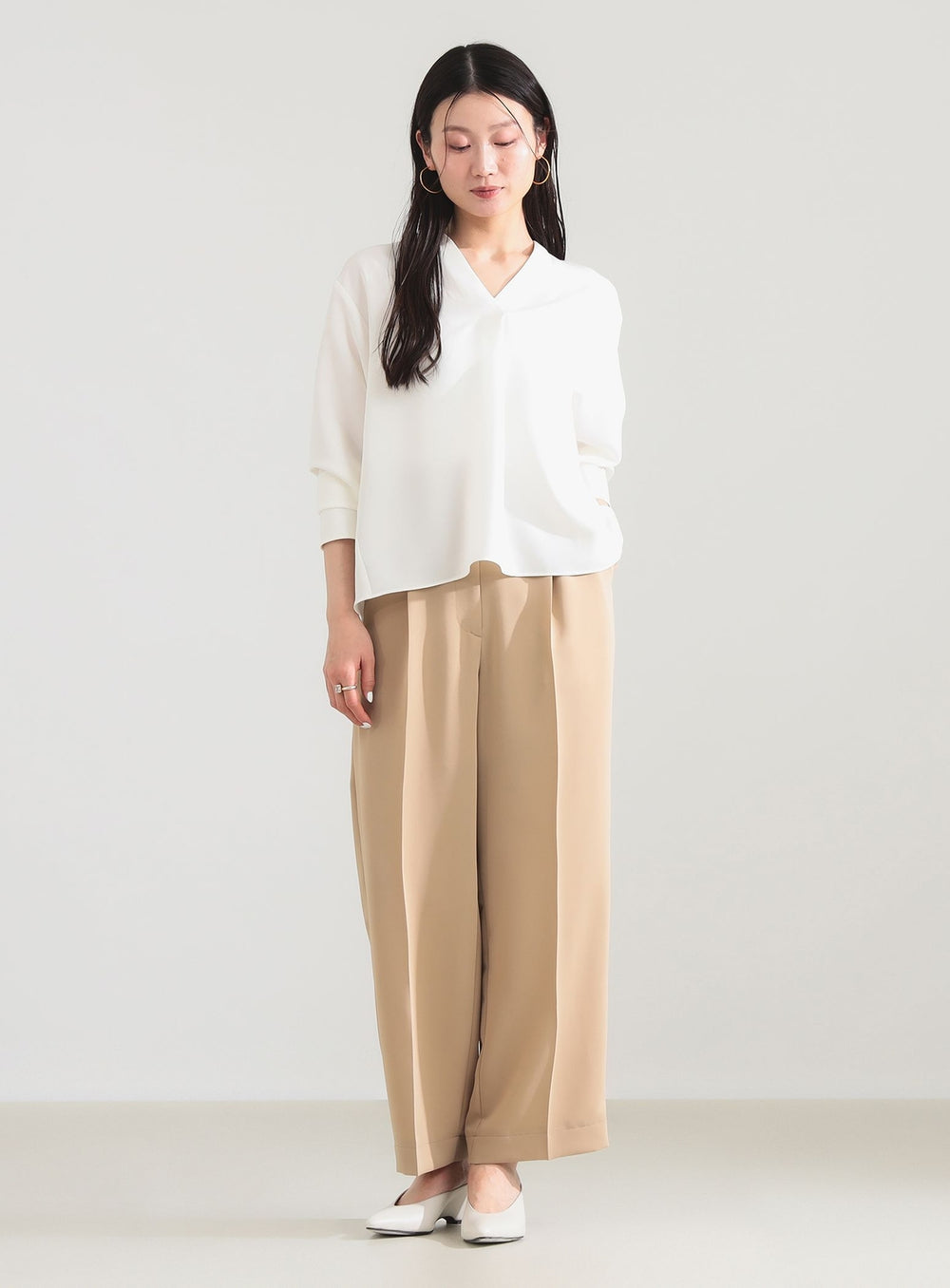 Stretch Satin Blouse