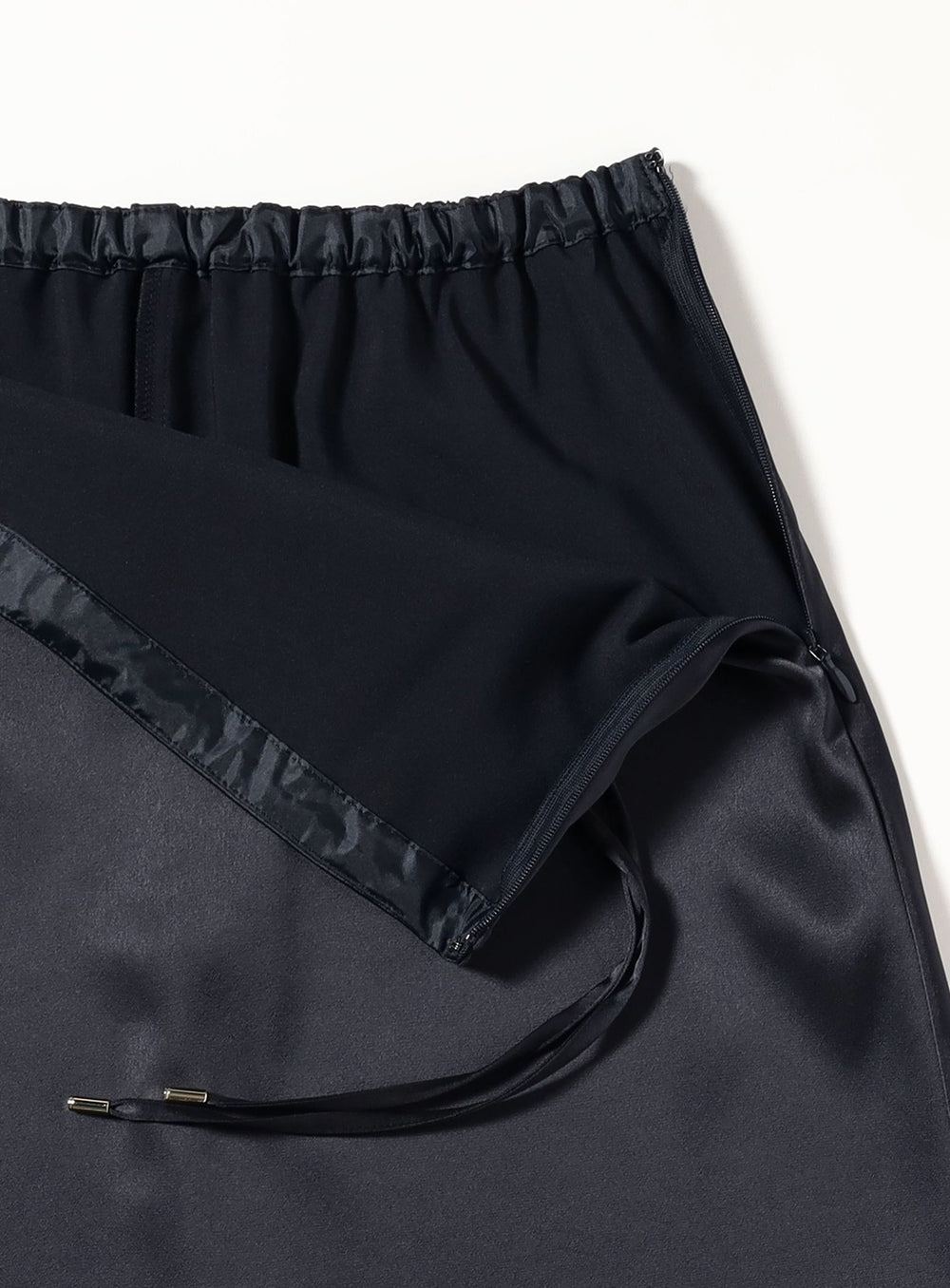 Triacetate Polyester Flat Satin Skirt