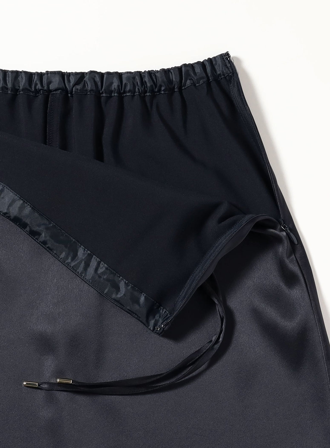 Triacetate Polyester Flat Satin Skirt