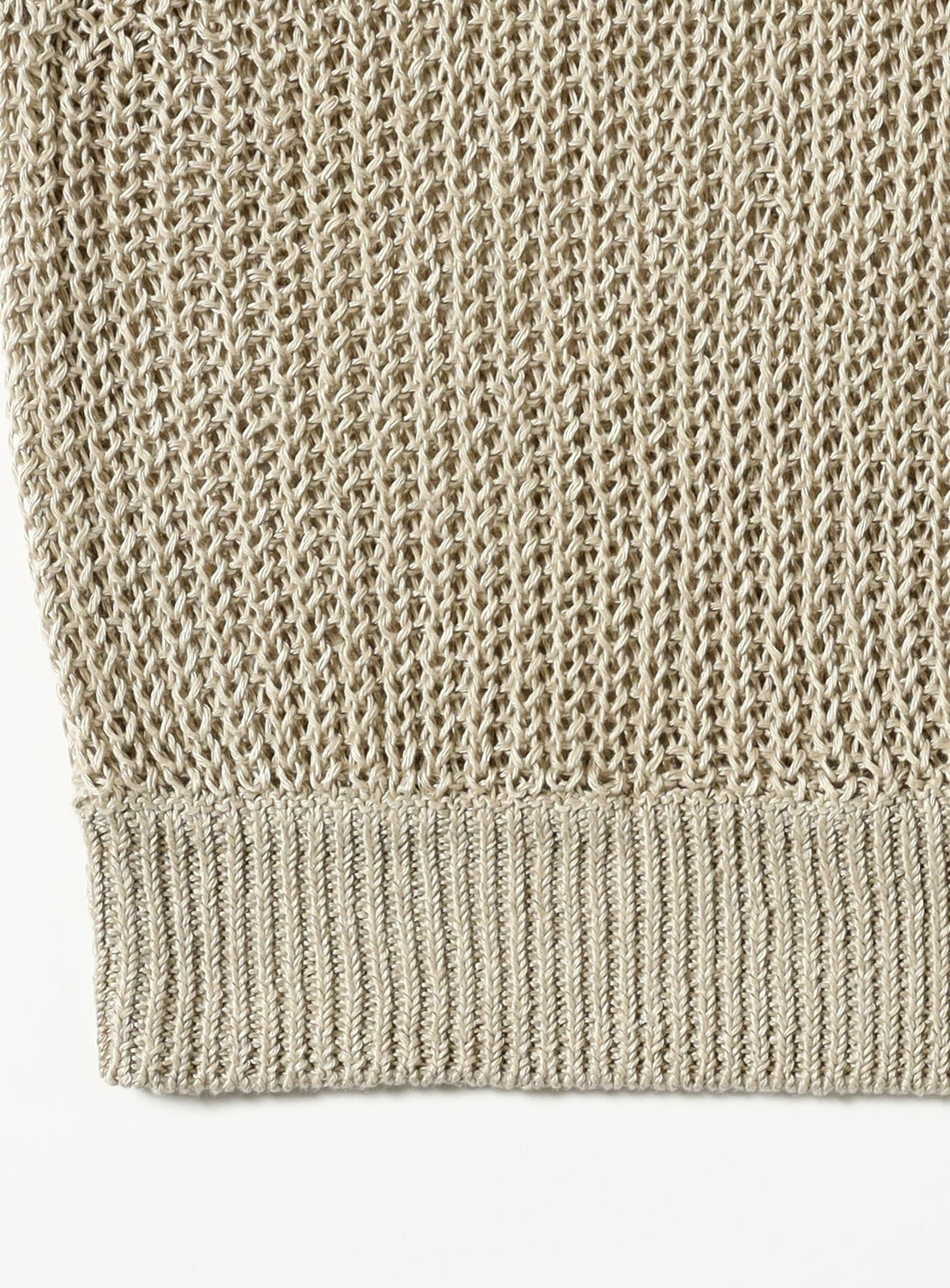 Linen Rib Knit Vest