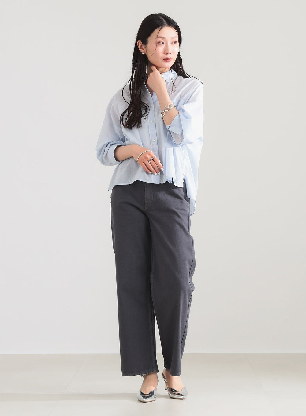 KHADI Over Short Shirt