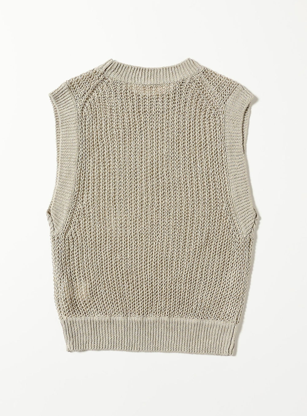 Linen Rib Knit Vest