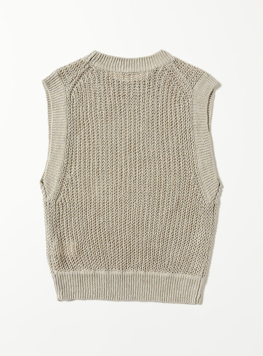 Linen Rib Knit Vest