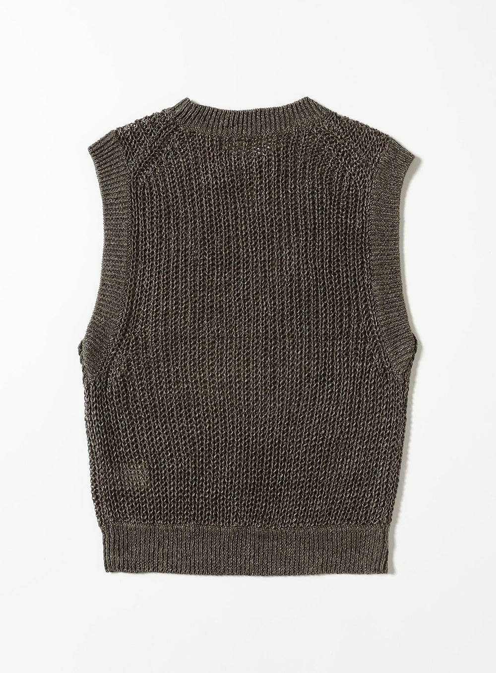 Linen Rib Knit Vest