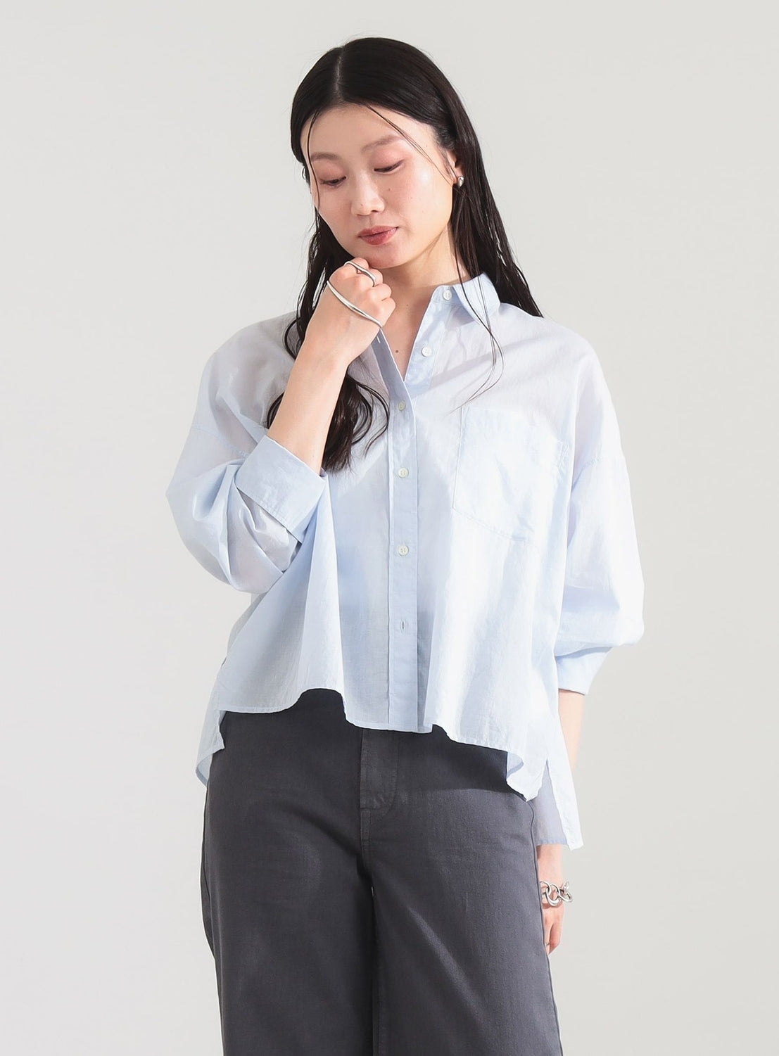 KHADI Over Short Shirt