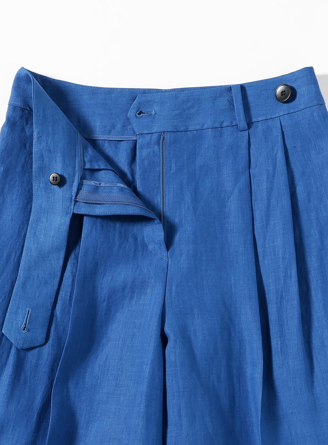Simple Linen Wide Pants .M