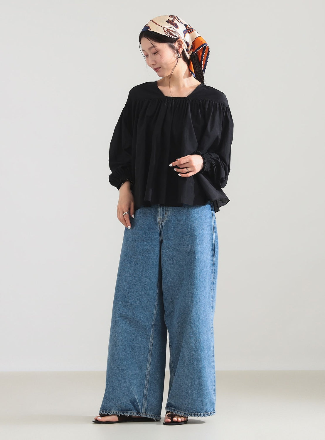 Cotton Silk 2-Way Blouse