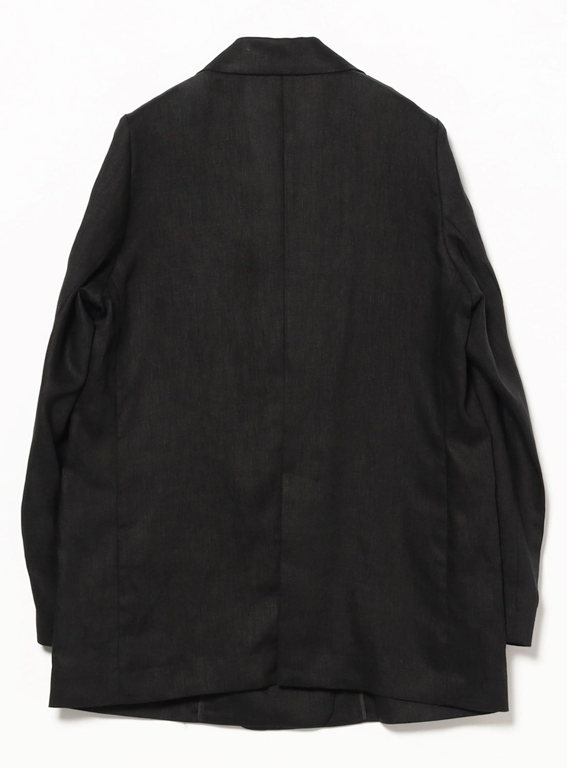 Double-Breasted Linen Jacket