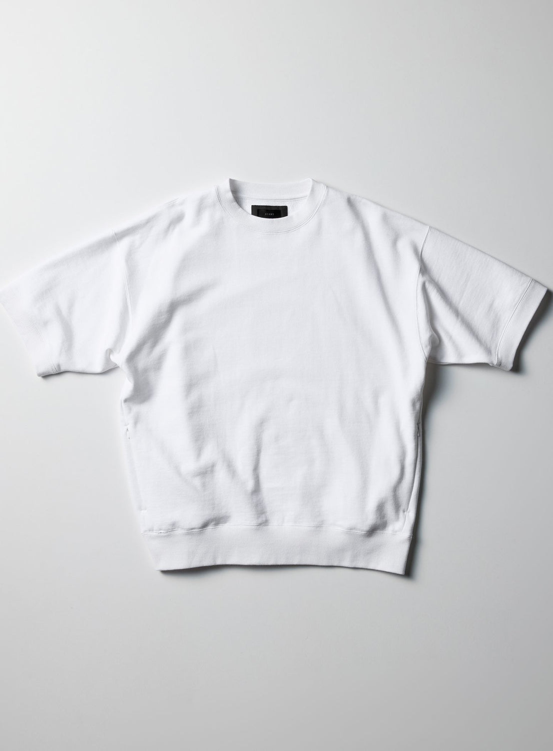 the A / Suvin Cotton Half-sleeve Sweatshirt