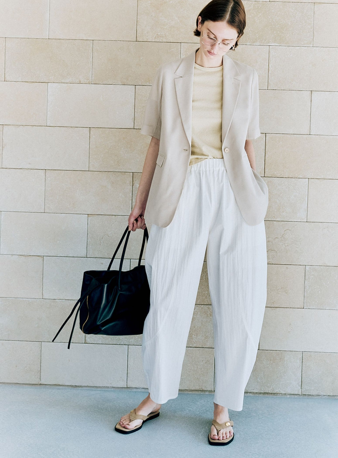 Sheer Half-Sleeve Jacket