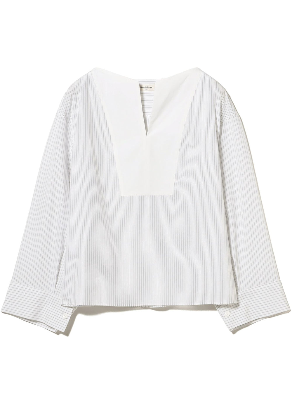 Wide Cuff Pullover Shirt
