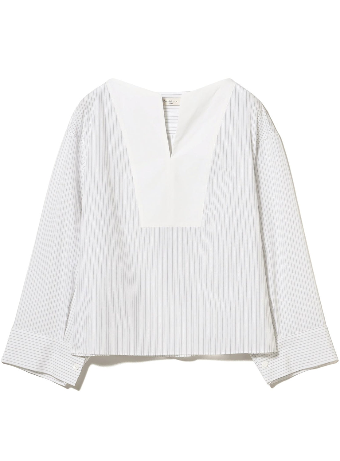 Wide Cuff Pullover Shirt