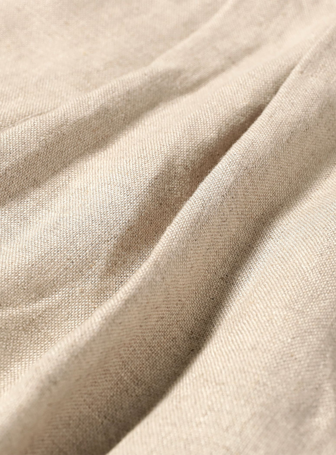 Linen Wide-Leg Pants with Tabs