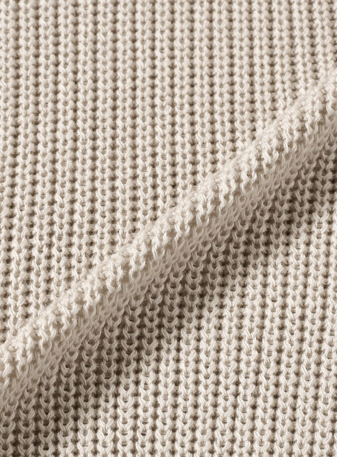 5-Gauge Cotton Rib Knit Pullover
