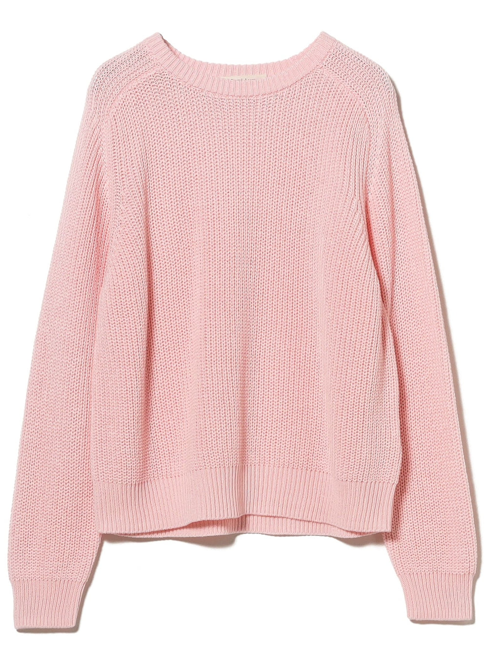 5-Gauge Cotton Rib Knit Pullover