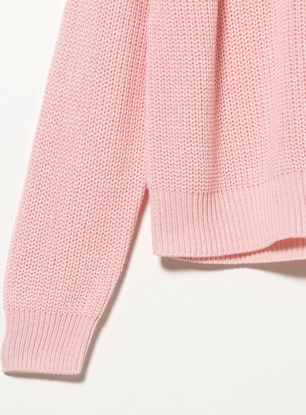 5-Gauge Cotton Rib Knit Pullover