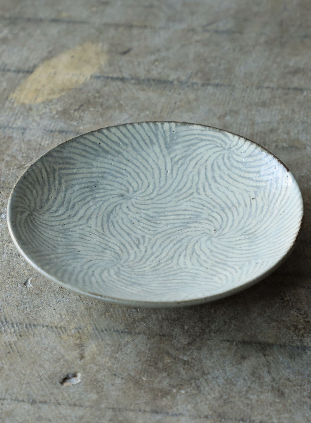 Shimaoka Pottery / Kei Shimaoka "Jomon Zogan" 7-inch Plate