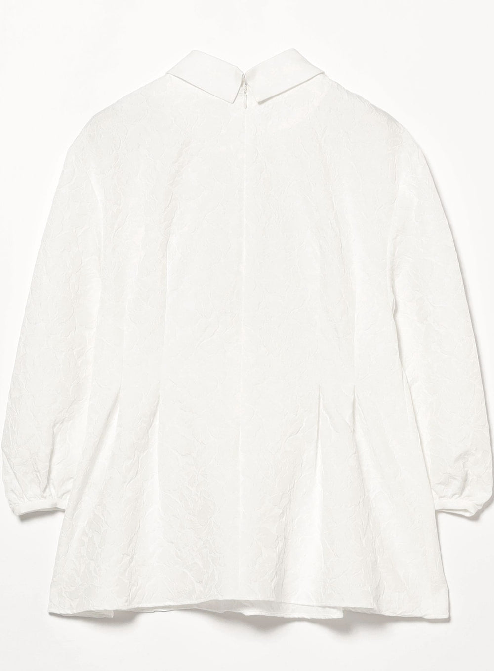 Jacquard Detachable Collar Blouse