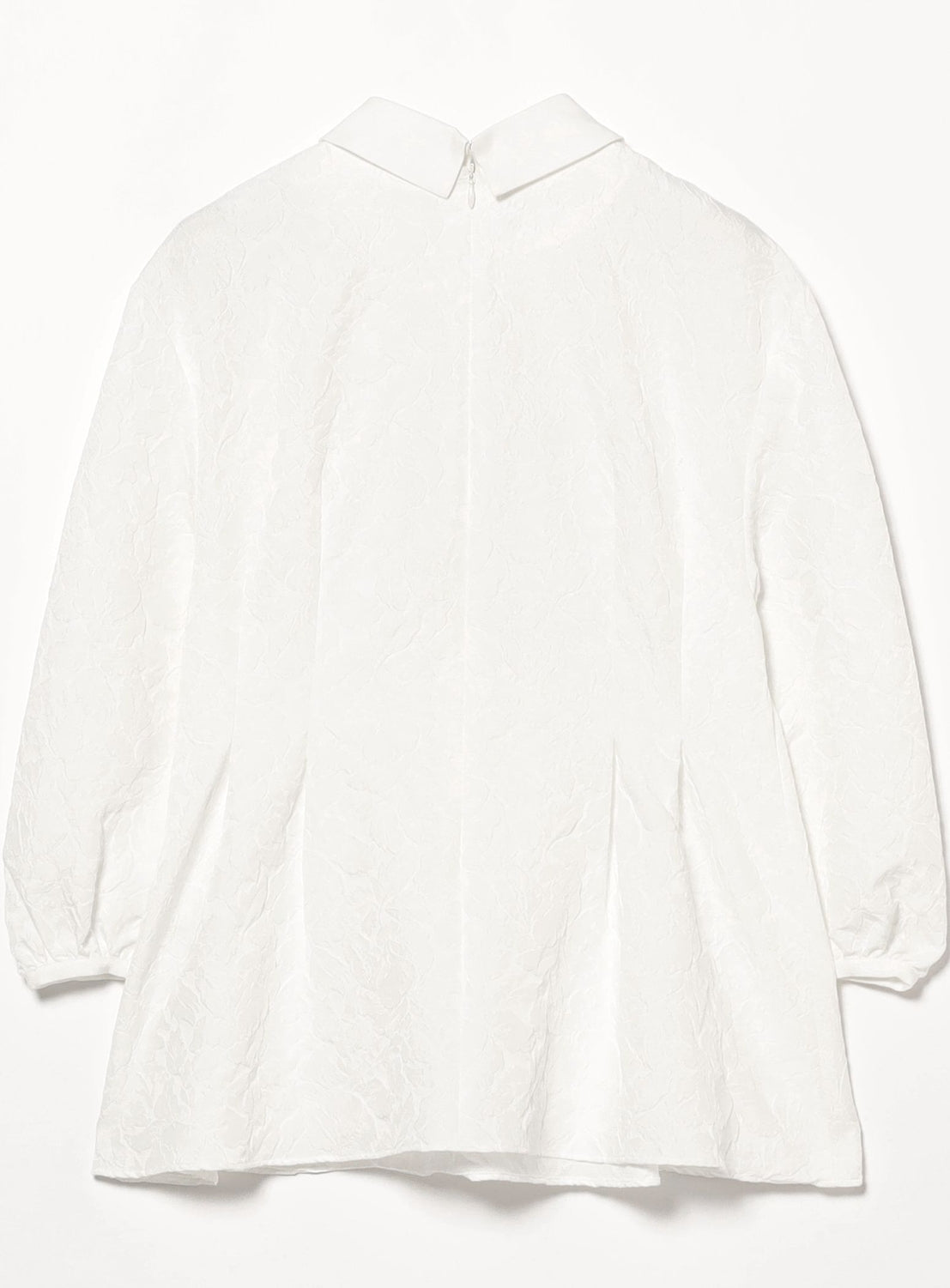 Jacquard Detachable Collar Blouse