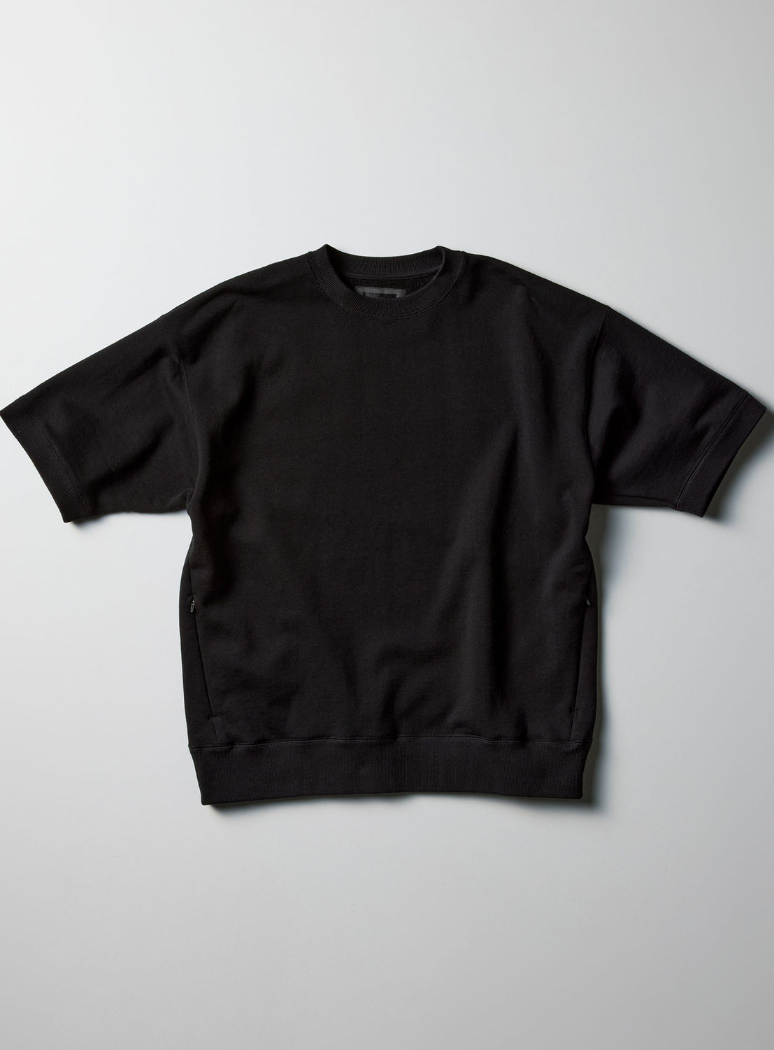 the A / Suvin Cotton Half-sleeve Sweatshirt