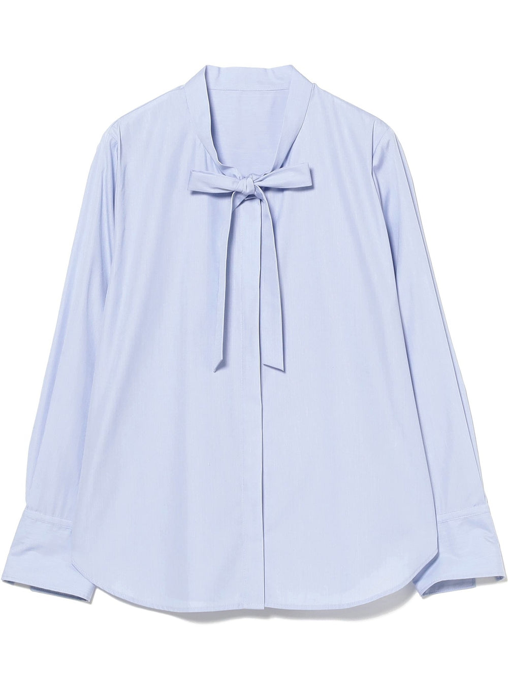 Cotton Ribbon Tie Shirt