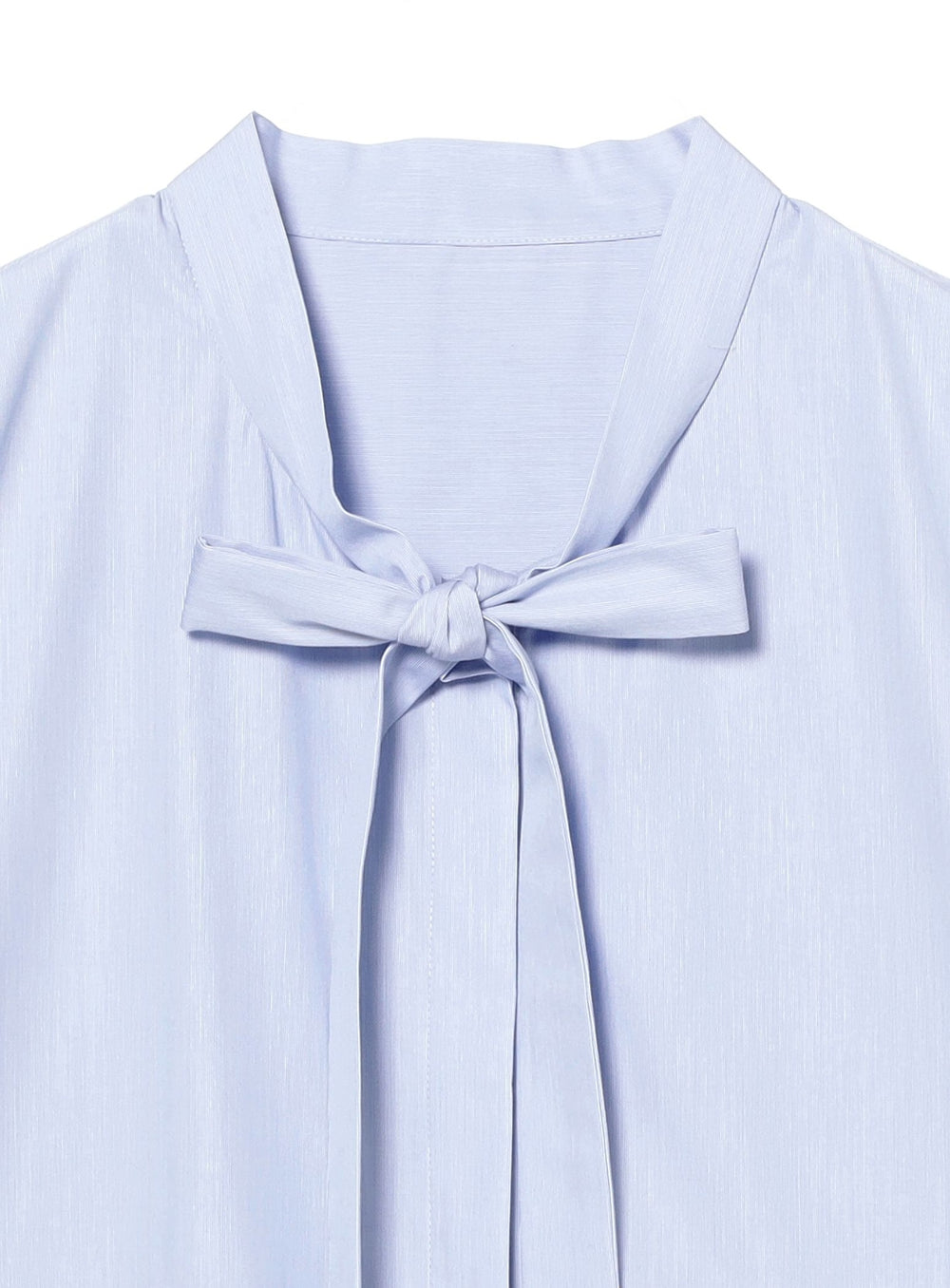 Cotton Ribbon Tie Shirt