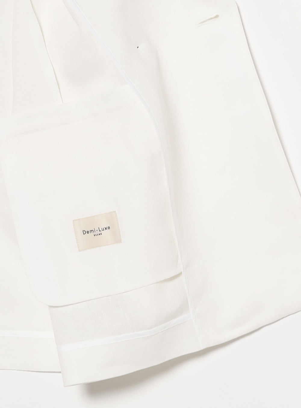 Double-Breasted Linen Jacket
