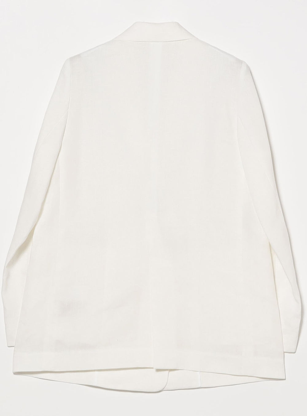 Double-Breasted Linen Jacket