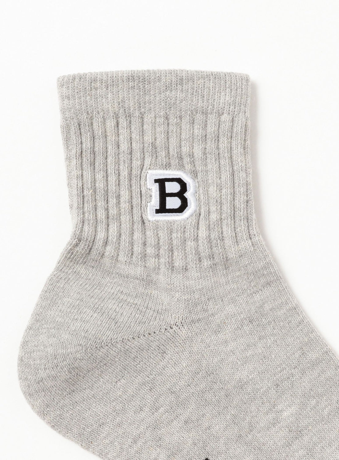 B Patch Short Socks